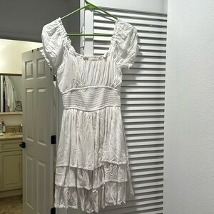 Hollister Built in Shorts white dress